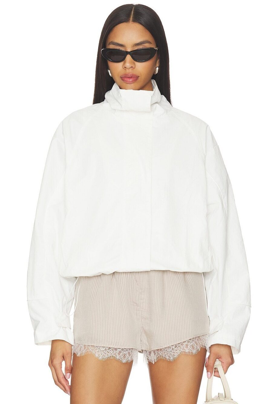 New LIONESS Shoreline Windbreaker in Porcelain white lightweight jacket - Picture 8 of 8